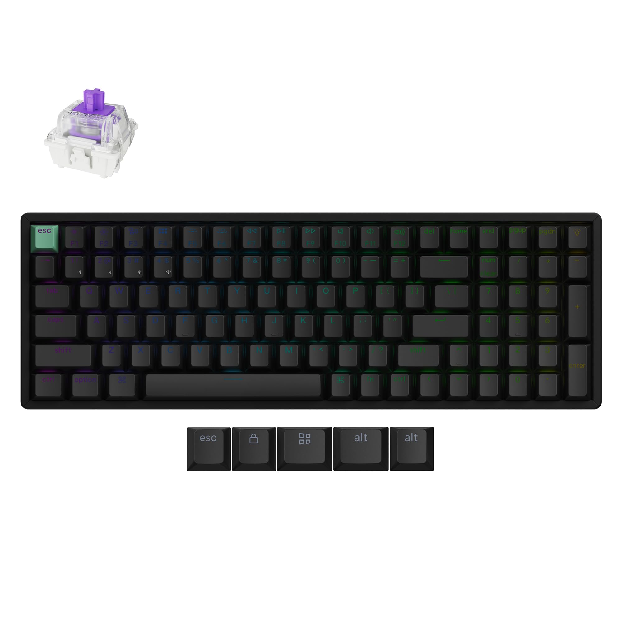 Amazon.com: Keychron K4 HE 96% Wireless RGB Hall Effect