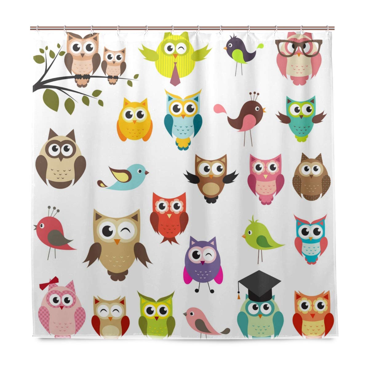 Cartoon Shower Curtains Curtains & Drapes