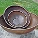Nutshell Stores Hand Hammered Copper Basin - 22 Inch