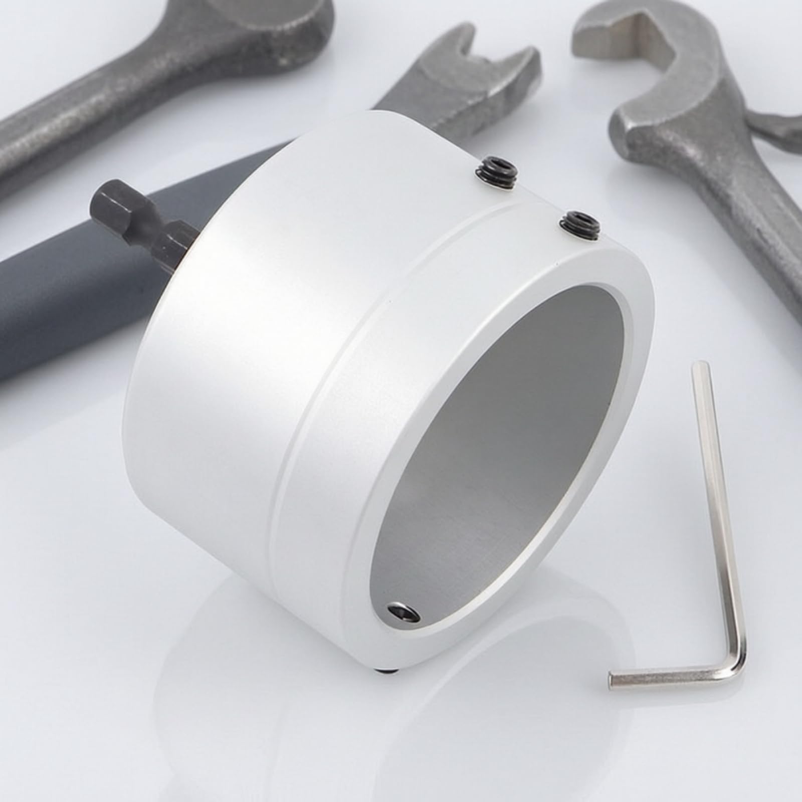 Colcolo Outil d'Ébavurage de Tube pour Perceuse Attache Ébavureur Chanfreineur Fraise à Chanfreiner Fonction Ébavurage Intérieur Extérieur Matériau Alliage