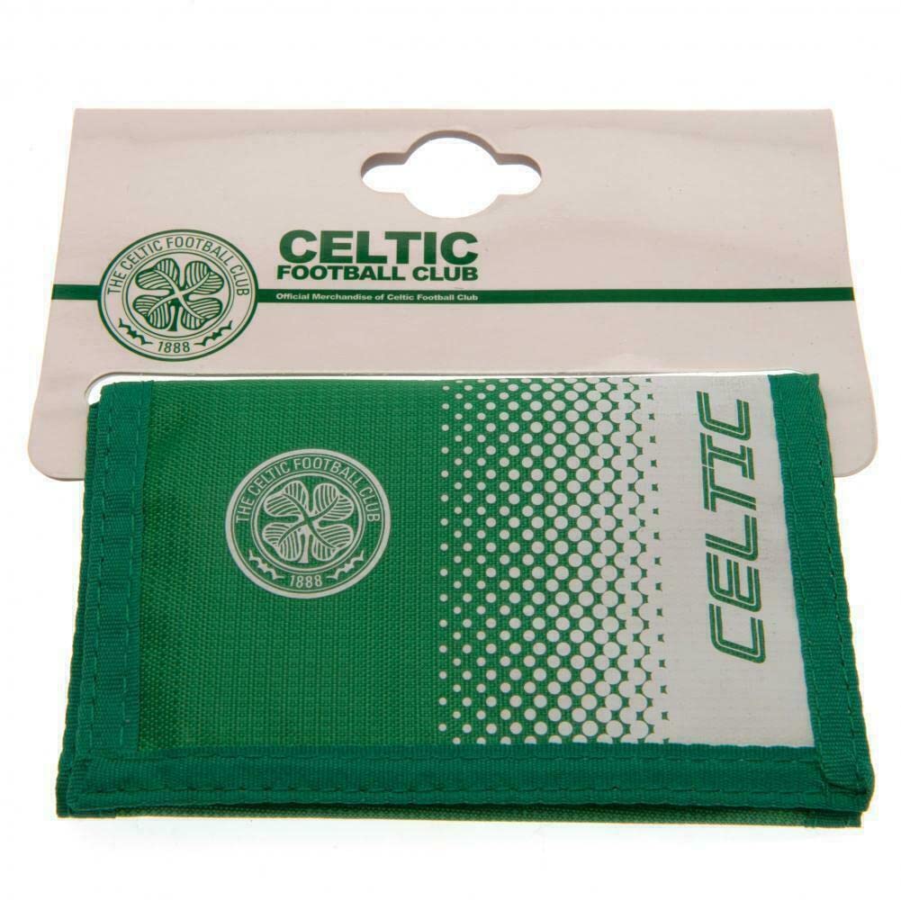PORTAFOGLIO CELTIC FOOTBALL Club Fade. Logo stemma. Merce ufficiale