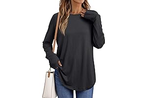 Cozy Comfort and Effortless Style: Women's Long Sleeve Tunic Shirt