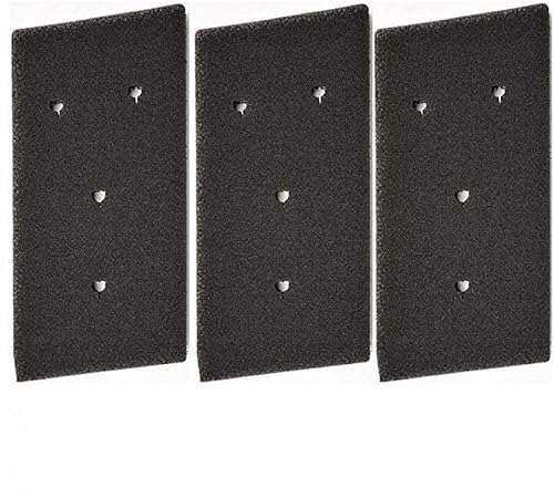 3 filtros de esponja compatibles con secadores de condensador de Whirlpool/Bauknecht/Privileg 481010716911 Filtros de esponja 4 agujeros