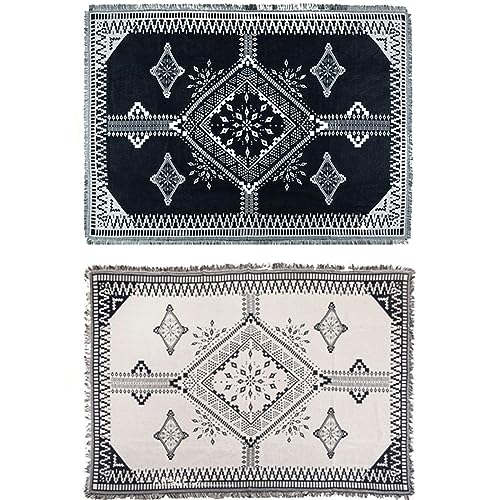 Manta multifuncional toalla de playa 2 lados impresión al aire libre camping borlas grande sofá manta cubierta nórdica alfombras tejidas en picnic