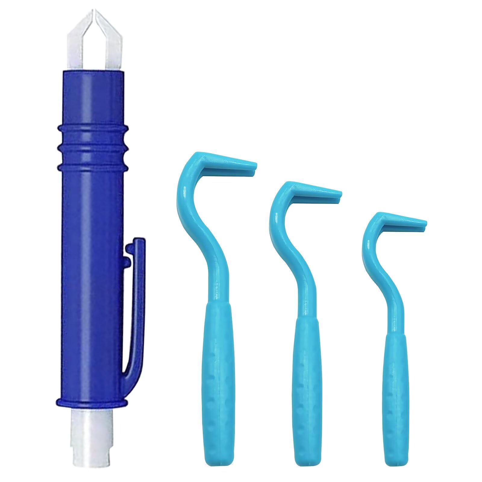 Juego de 4 herramientas para quitar garrapatas, kit profesional para quitar garrapatas con 1 pinza para quitar garrapatas y 3 ganchos, removedor de garrapatas sin dolor para perros, gatos,