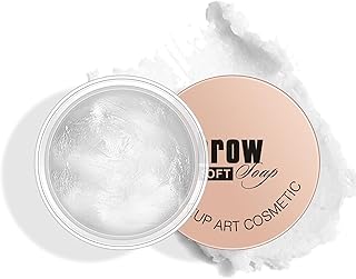 Eyebrow Gel - Eyebrow Soap Kit, Brows Styling Soap, Long Lasting Waterproof Smudge Proof Eyebrow Styling Pomade Wax Eyebrow wax for Natural Brows