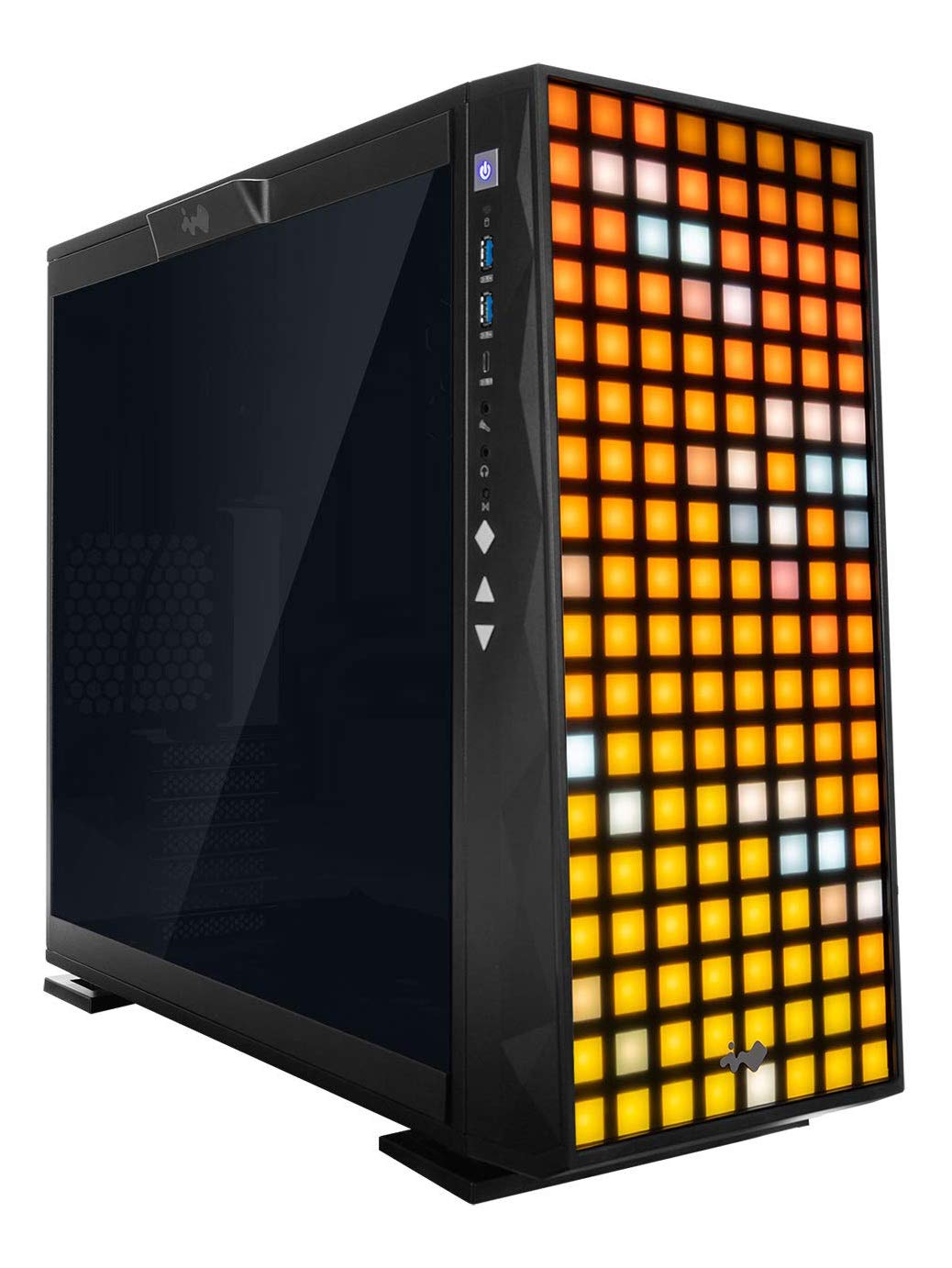 IN WIN 309 Addressable RGB Front Panel - Tempered Glass Side Panel - ATX Mid Tower Gaming Computer Chassis Case