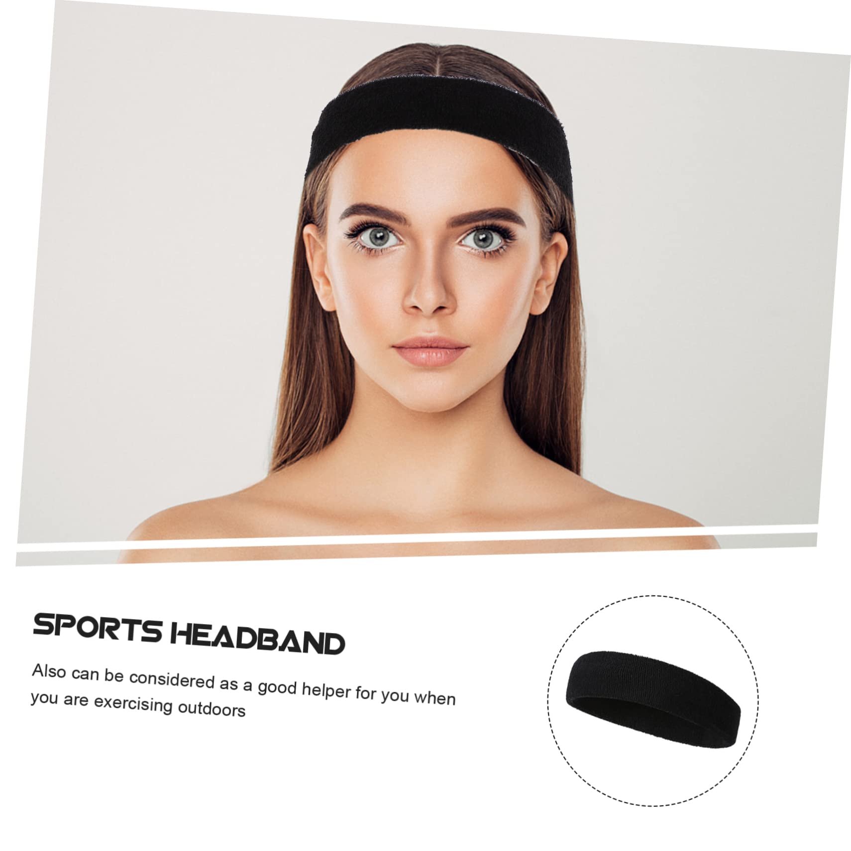 20 Piezas Diadema Deportiva Accesorios Deportivos Bicicleta Estática Toallas Suaves Diadema Toalla Diadema Yoga Aptitud Física Muñequera Elástico Europeo y Americano