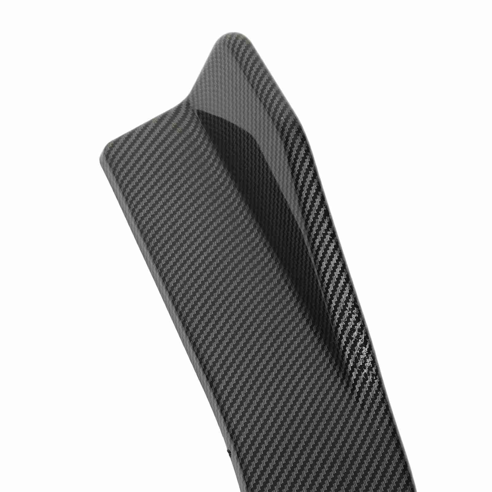 2 pezzi Spoiler per il bagagliaio posteriore, spoiler a forma di ala per il bagagliaio universale, 41,5 cm Lip per ridurre la resistenza al per berline e hatchback, spoiler p (Stile fibra di