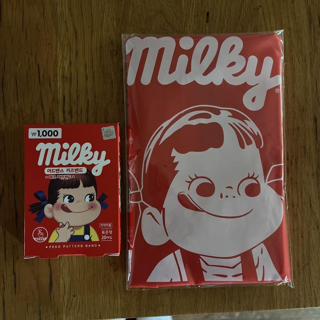 Amazon.co.jp: 不二家 FUJIYA ペコちゃん ミルキー 絆創膏 エコ