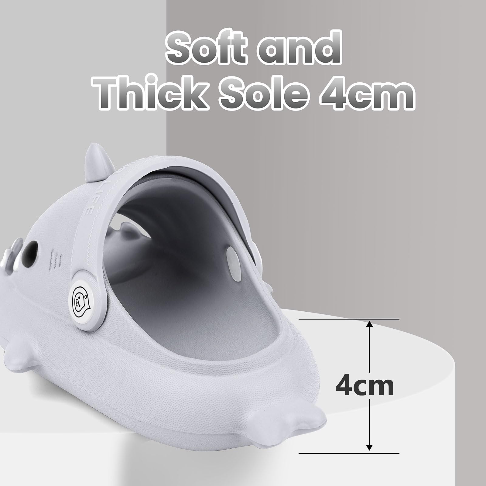 Kinder Hai Hausschuhe Mädchen Hai Pantoffeln Kleinkind Duschpantoffeln rutschfeste Strand Duschen Sandalen Flip Flop Pool Dusche Schuhe Rosa Blau Mintgrün Grau Gelb