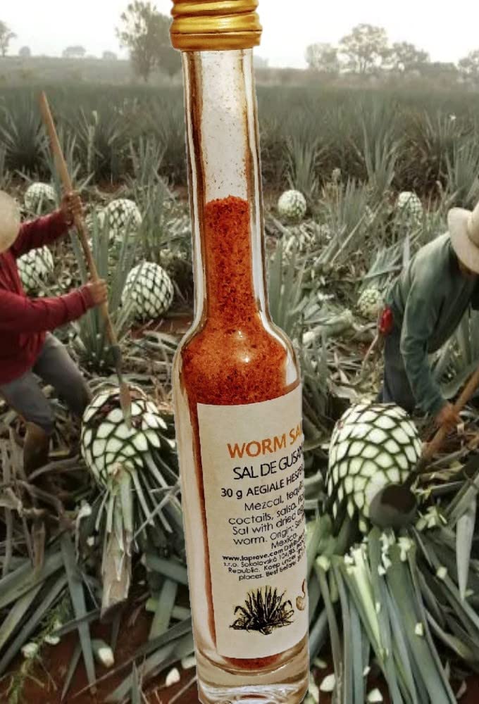 Mexican salt from dried worms Sal de Gusano for Mezcal and Tequila 30g
