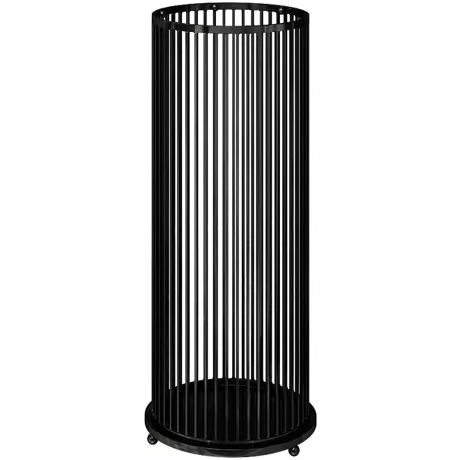 Flyiodfcxv Black Umbrella Stand, Entryway Style Vertical Striped(Black)