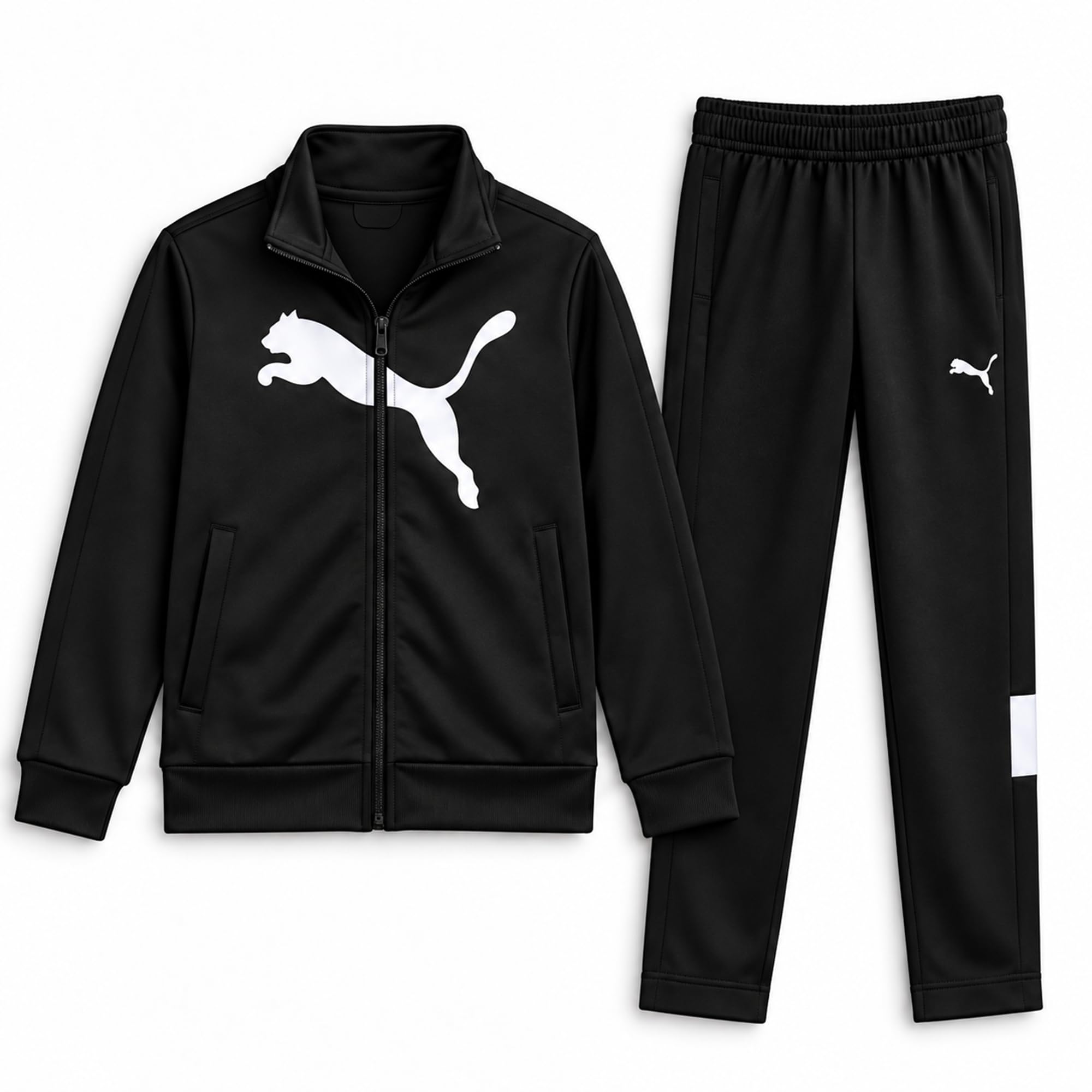 Boys 2 Piece Active Tricot Zip Jacket & Jogger Pants Set (Sizes 8-16)