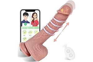 Thrusting Dildo Vibrator for Sensual Delight