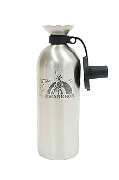 Amazon.co.jp: ＆MARKHOR 徳利 ステンレス製 2合 熱燗 冷酒 酒器