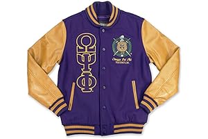 Omega Psi Phi Greek Wool Jacket M4 (Personalized)