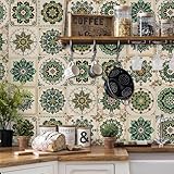 HORIWE Pegatinas vintage para azulejos de pared, mesa