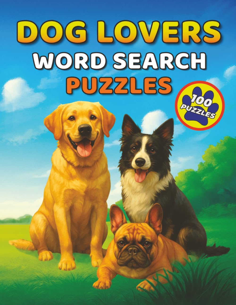 Dog Lovers Word Search Puzzles: A Fun and Relaxing Puzzle Collection for Dog Lovers of All Ages