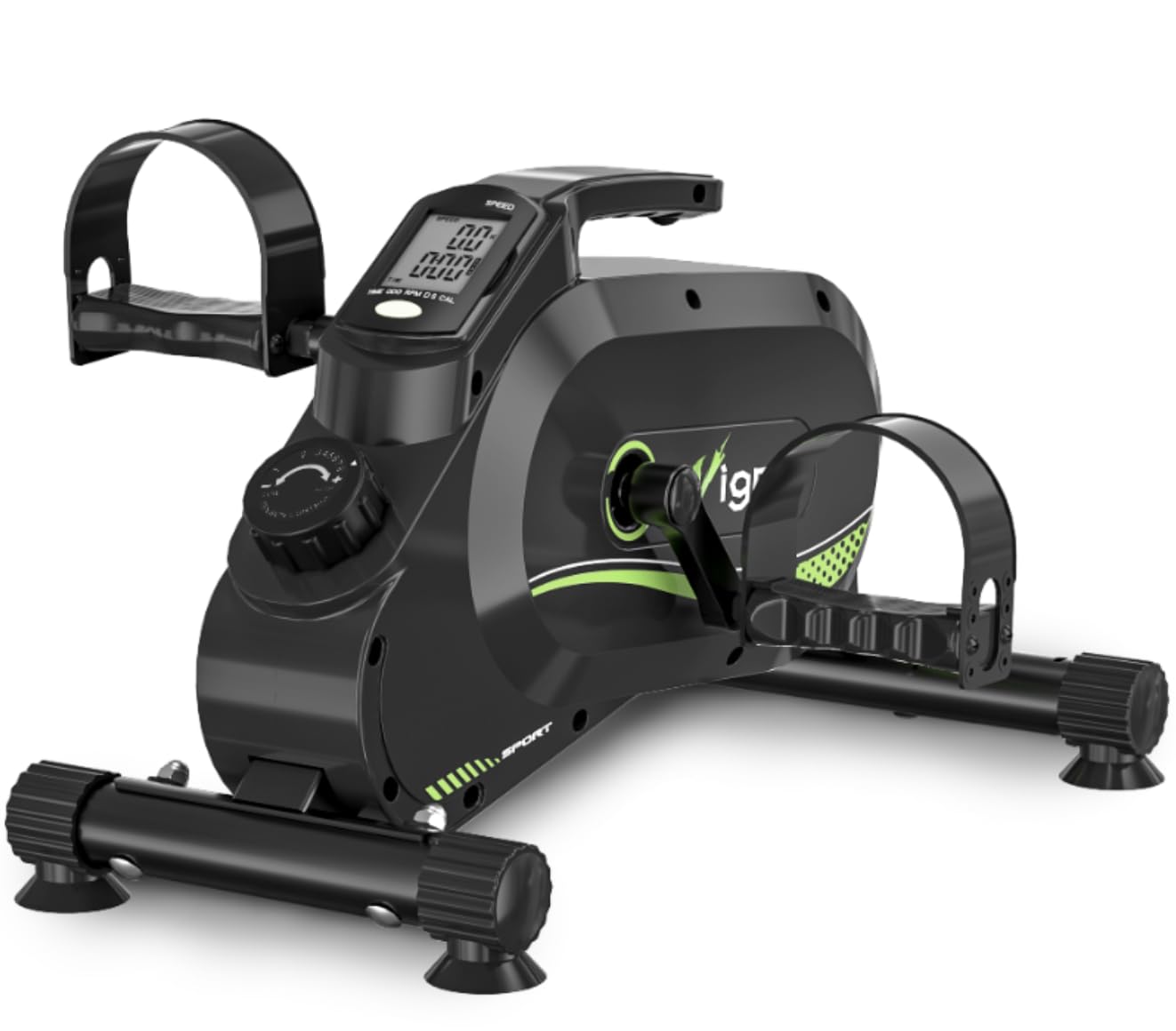 Exercise Bike, Pedal Exerciser Under Desk Bike Pedal Bike for Home/Office Workout - Magnetic Mini Exercise Bike for Arm/Leg Exercise