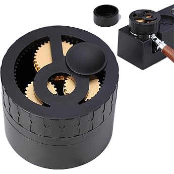 Espresso Verteilungswerkzeug WDT Tool kompatibel mit 58MM Handgriff Espresso Verteiler Mit Getriebedrehendes WDT Werkzeug reibungsloser Mechanismus essenzielles Zubeh r f r Espressomaschinen