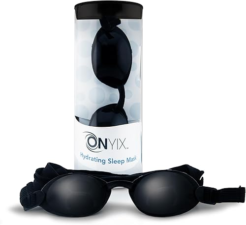 Onyix - Máscara hidratante de silicona para dormir para el alivio nocturno de ojos secos