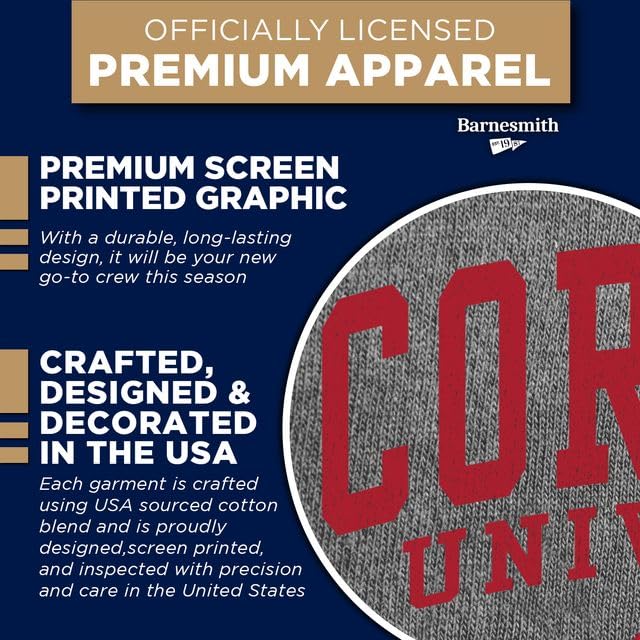 Image of Ivysport Crewneck Sweatshirt for College, Heritage Logo, Color, Adult Unisex
