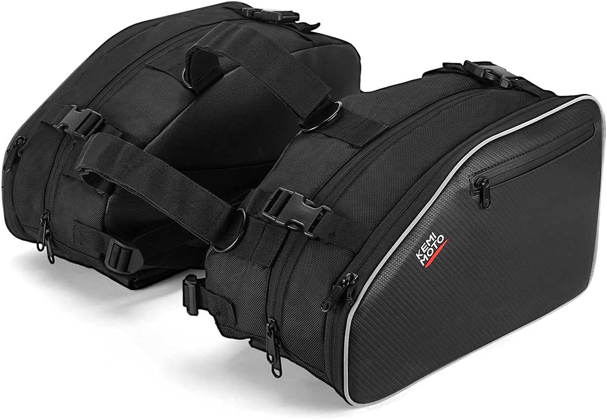 KEMIMOTO Motorcycle Saddlebags, Saddle Bags Motorcycles, Throw Over