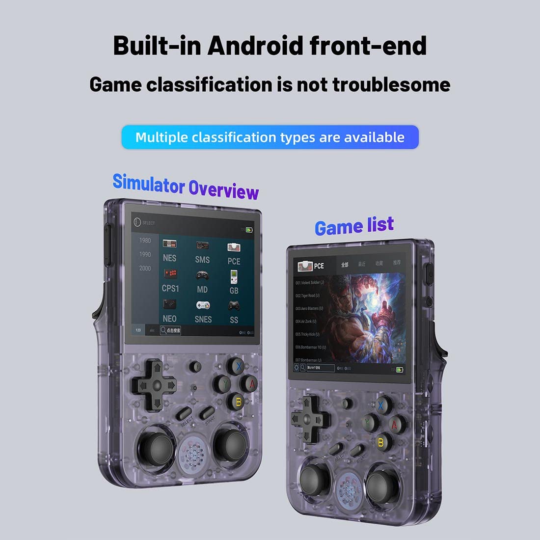 Amazon.co.jp: YIQIANJ RG353V ハンドヘルドゲームコンソール