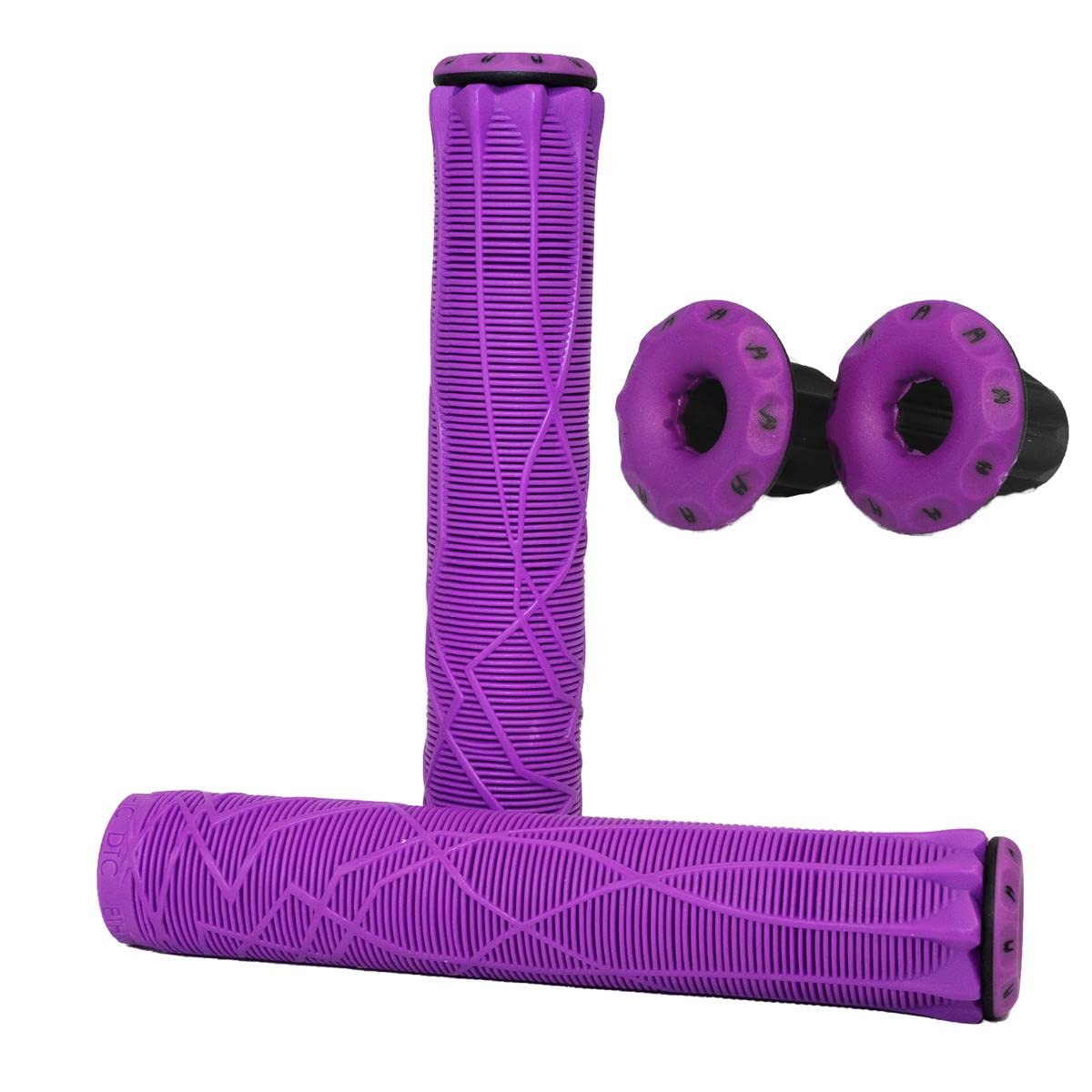 Ethic DTC Puños para patinete de acrobacias de 170 mm y 160 mm de longitud I con barends I Trick I Tret I Kids I Freestyle I Roller I Grips I Manillar I BMX I MTB I Bicicleta I