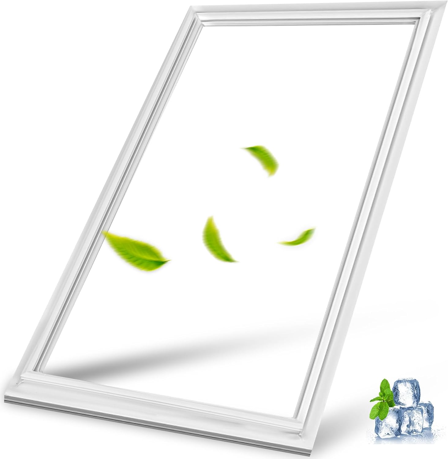 Upgraded 242193202 Refrigerator Door Gasket Replacement Compatible with Electrolux Frigidaire FFTR1514QW0 FFTR1521QW1, 36? × 27? 242193202 Fridge Gasket Replace 3016406 PS8769012 AP5803899 Door Seal