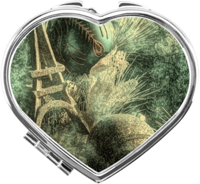 RealYou Eiffel Tower Birthday Shabby Chic Eiffel Tower Wall Makeup Mirror Heart-shaped