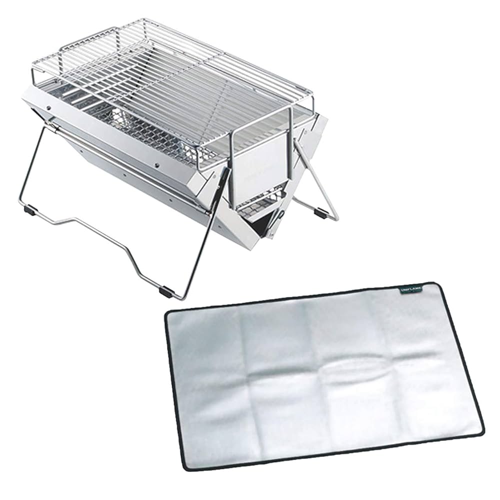 ◯ユニフレーム ユニセラ 折りたたみ式 バーベキュウーグリル item_u07296_0.jpg