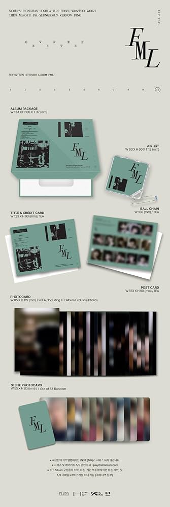 SEVENTEEN FML 9枚 SEVENTEEN 10th Mini Album 「FML」リリース《@Loppi・HMV限定