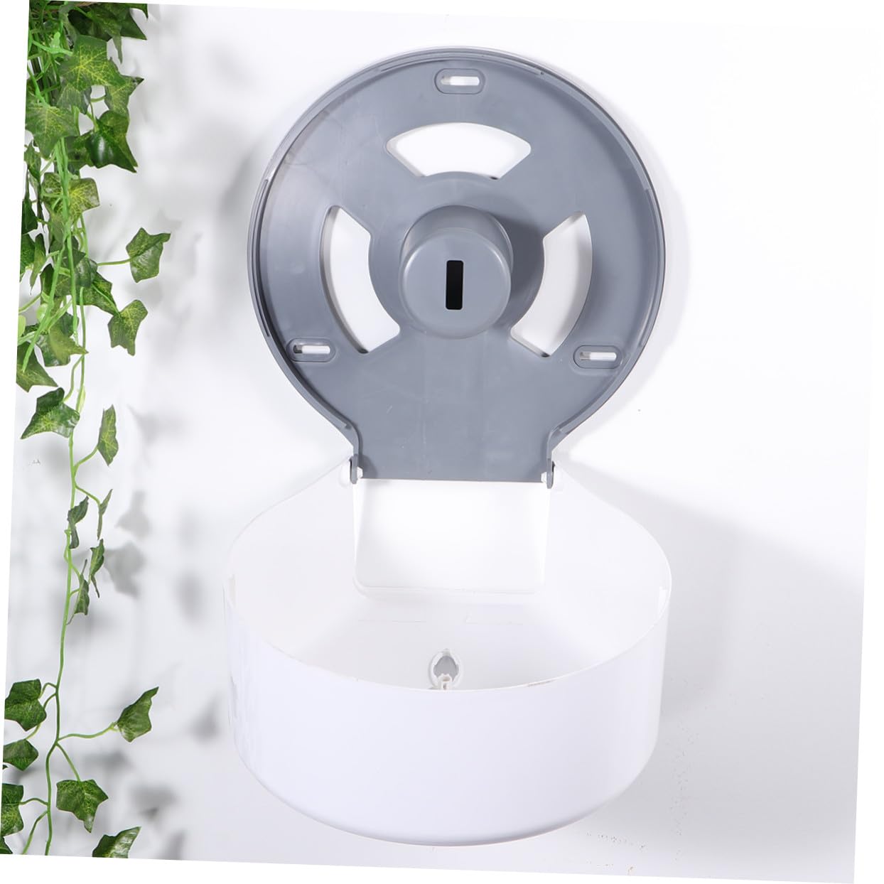 Portarotoli da Parete Rotondo in Abs Bianco Finestra