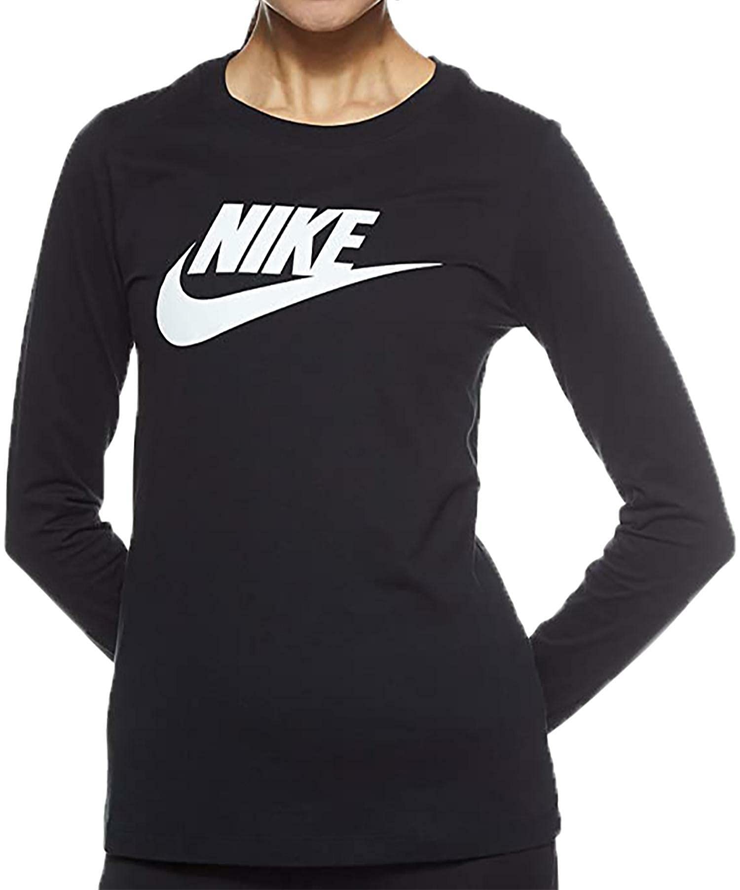 NikeWomen's Essntl Long Sleeve Icon Ftr T-Shirt