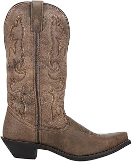 Laredo Women's Access Western Boot, Black/Tan, 11 W US Price In India