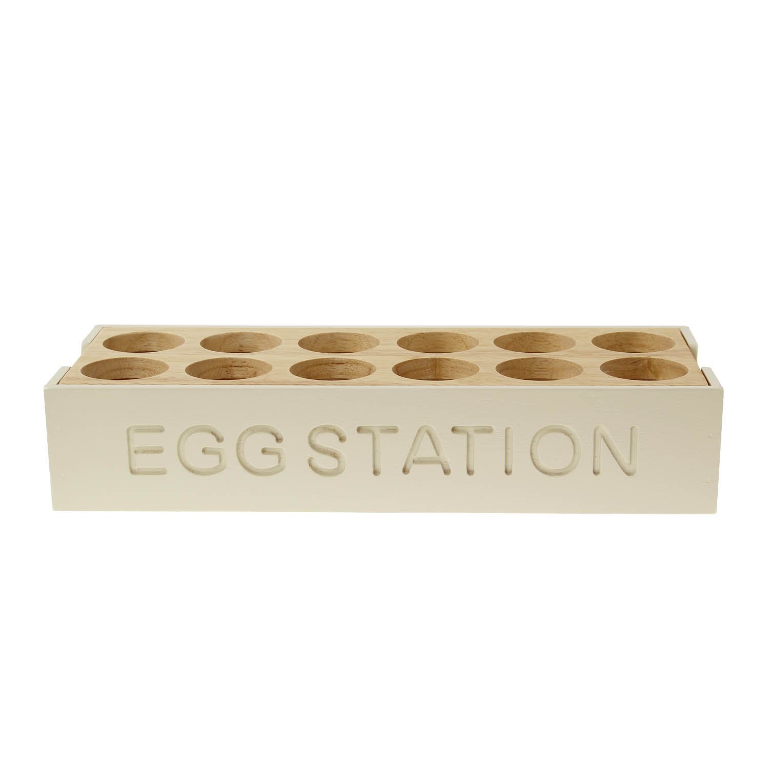 Apollo Housewares 5815 Apollo RB Egg Station 12 Cream, Plastic