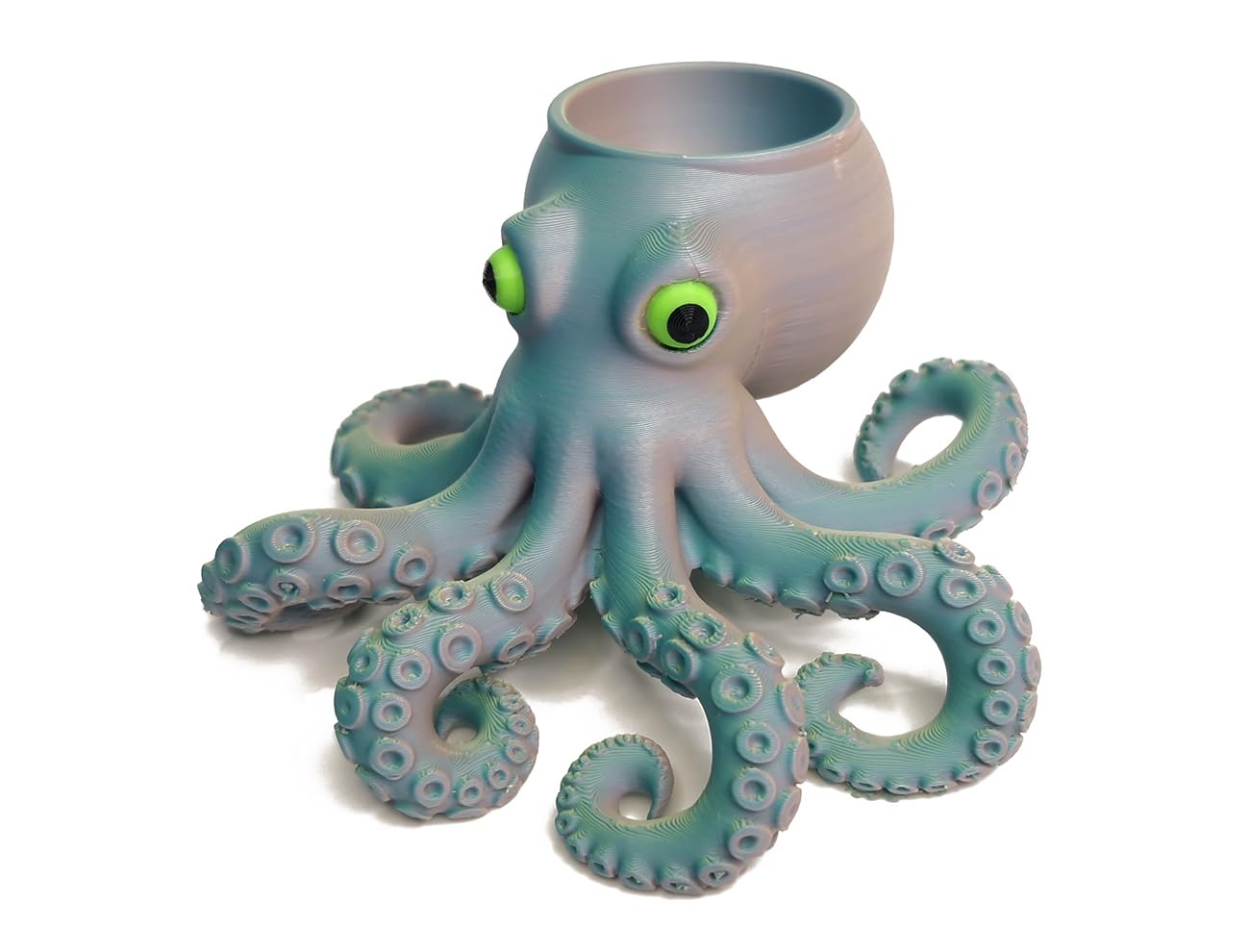 Octopus Egg Holder Eggs Cups Holder for Family Breakfast – Fun Eggs Cup, Novelty Easter Kitchen Gift for Soft and Hard Boiled Eggs (Octopus)