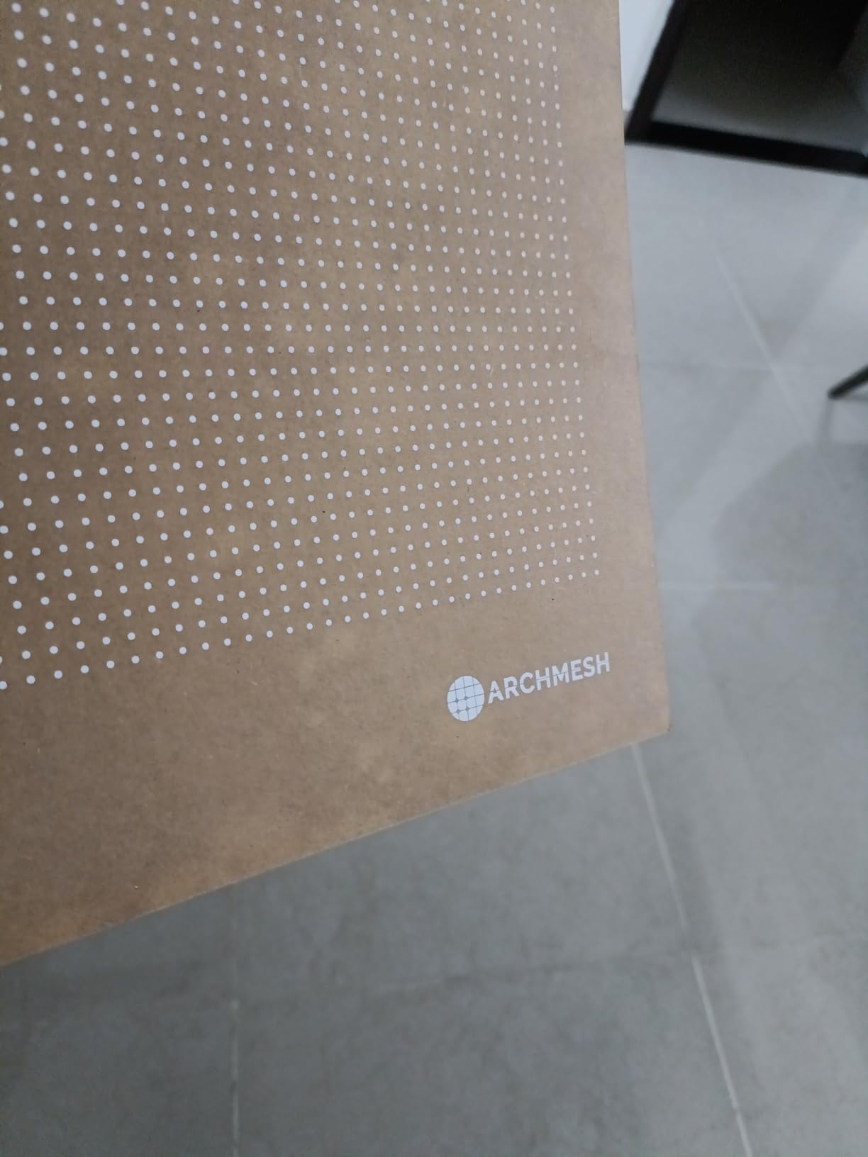 Archmesh Dot Grid Notebook, A4 Dot Pattern 5Mm, Kraft Cover, A4, 8