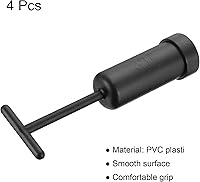 Vista 3 de MECCANIXITY Herramienta de extracción de anillo de enchufe G9, accesorios de reemplazo de luz, PVC negro, paquete de 4