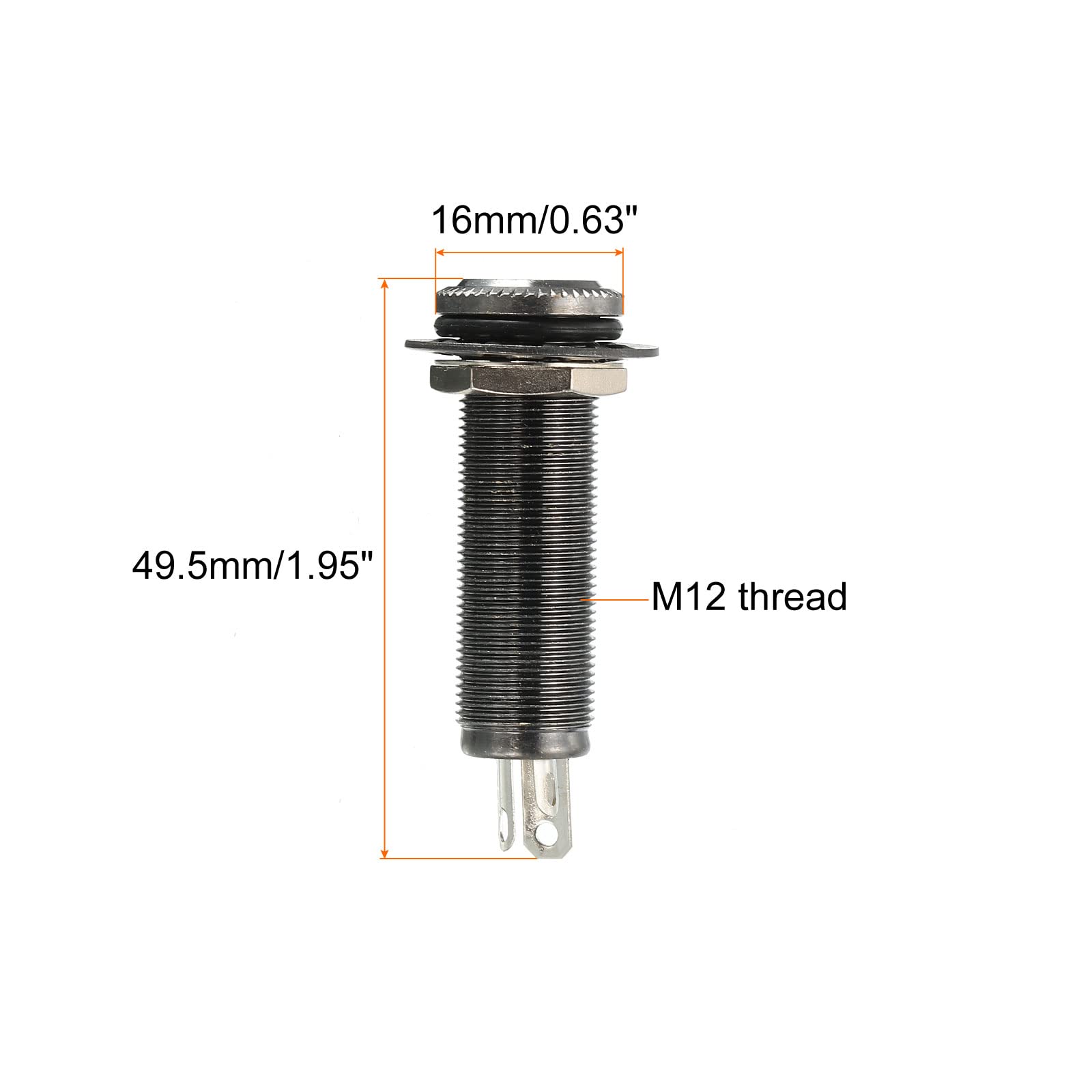 ギター jack MS400QHB Angled Output Jack - Mitchell Guitars
