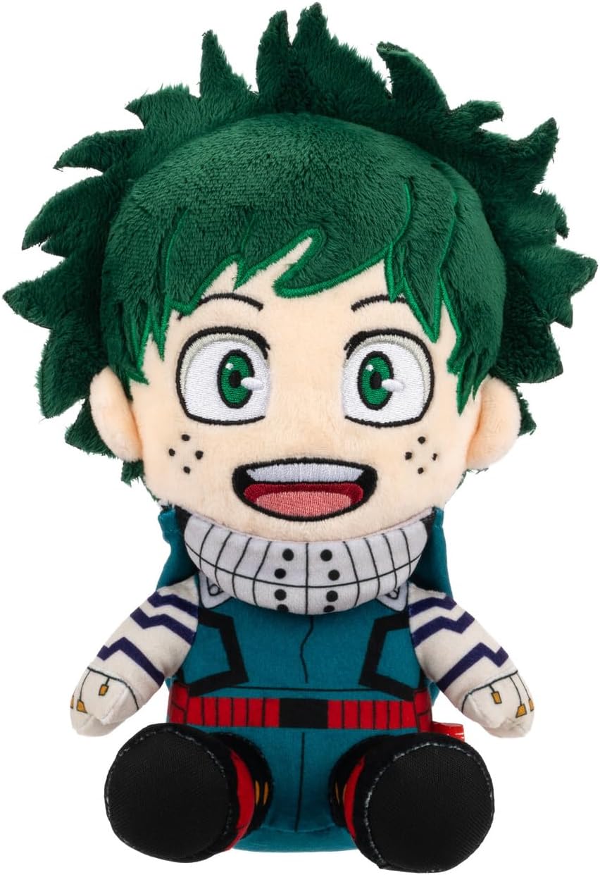 Total Anime Izuku Midoriya - 8-Inch Scale Super Soft Plush with Authentic Details from My Hero Academia
