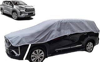 Smart Fabrik || Half Body Cover for Car || UV Protection || Water Proof (SUV Car Grey) Price In India