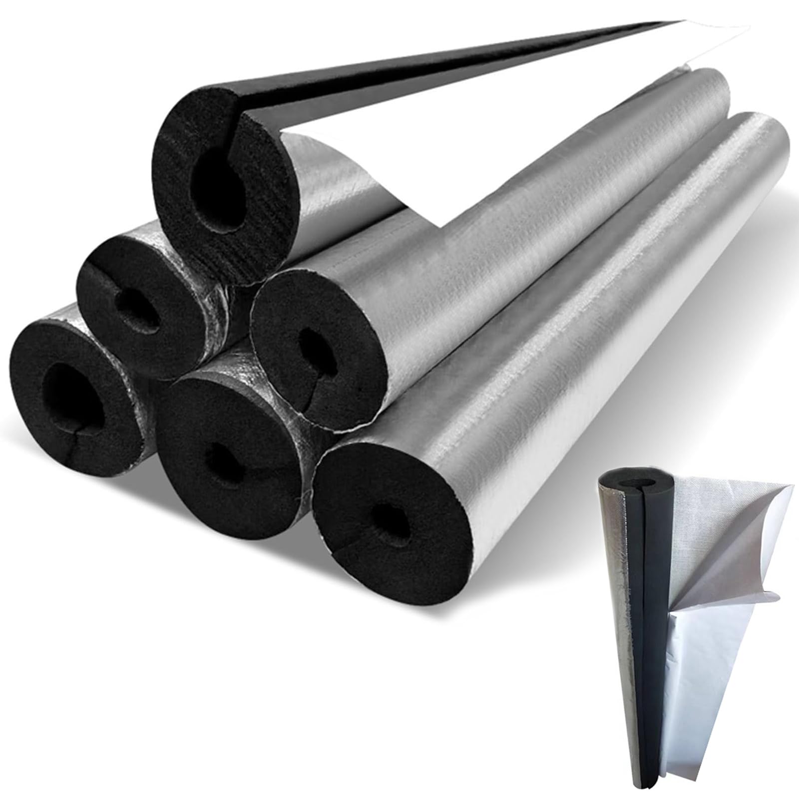 Isolante Antigelo Tubi Coibentati ID114mm x T30mm x L0.95m