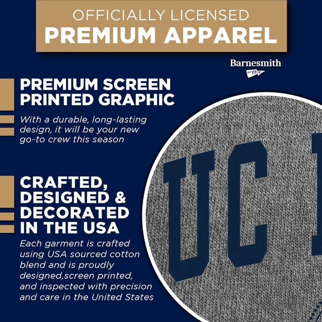 Image of Ivysport Crewneck Sweatshirt for College, Heritage Logo, Color, Adult Unisex