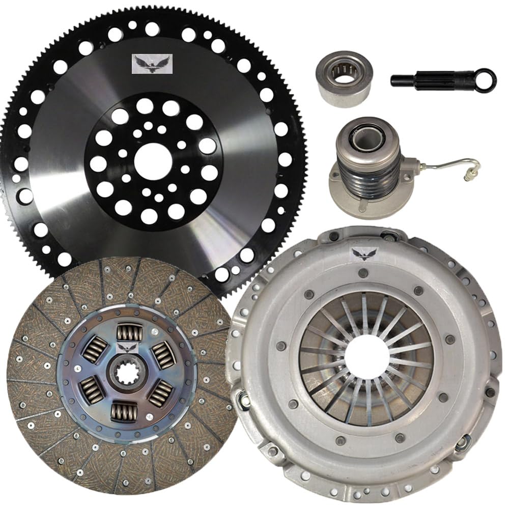 JDK OE CLUTCH W/SLAVE + 16LBS FLYWHEEL compatible with 2011 2012 2013 2014 2015 2016 2017 MUSTANG 3.7L V6 6 SPEED