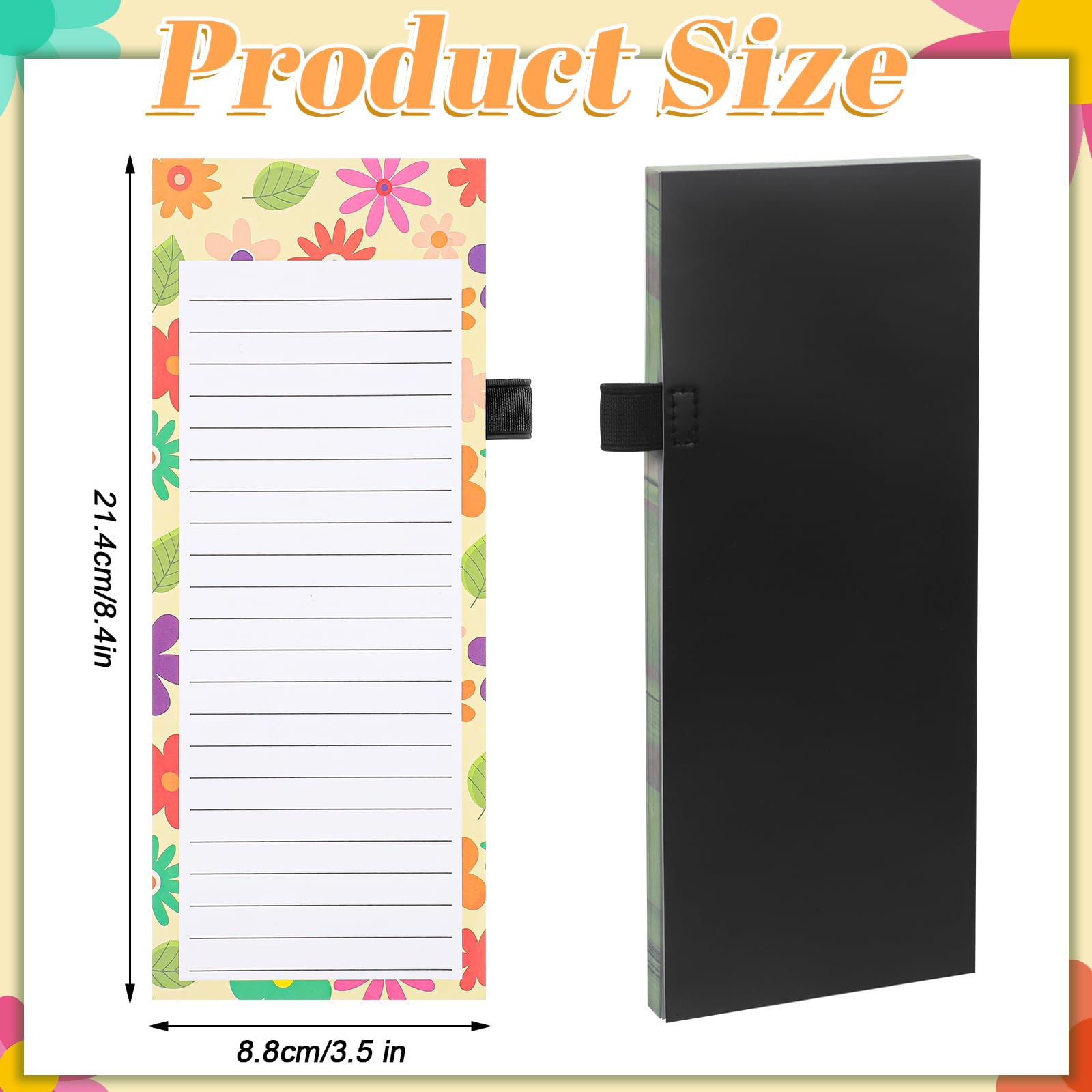 Thboxes 3 Pack Magnetic Shopping List Pad for Fridge To Do List Pad 180 Sheets Tear off Magnetic Notepad for Fridge with Pen Loop for Shopping Locker Filing Cabinet - Image 2