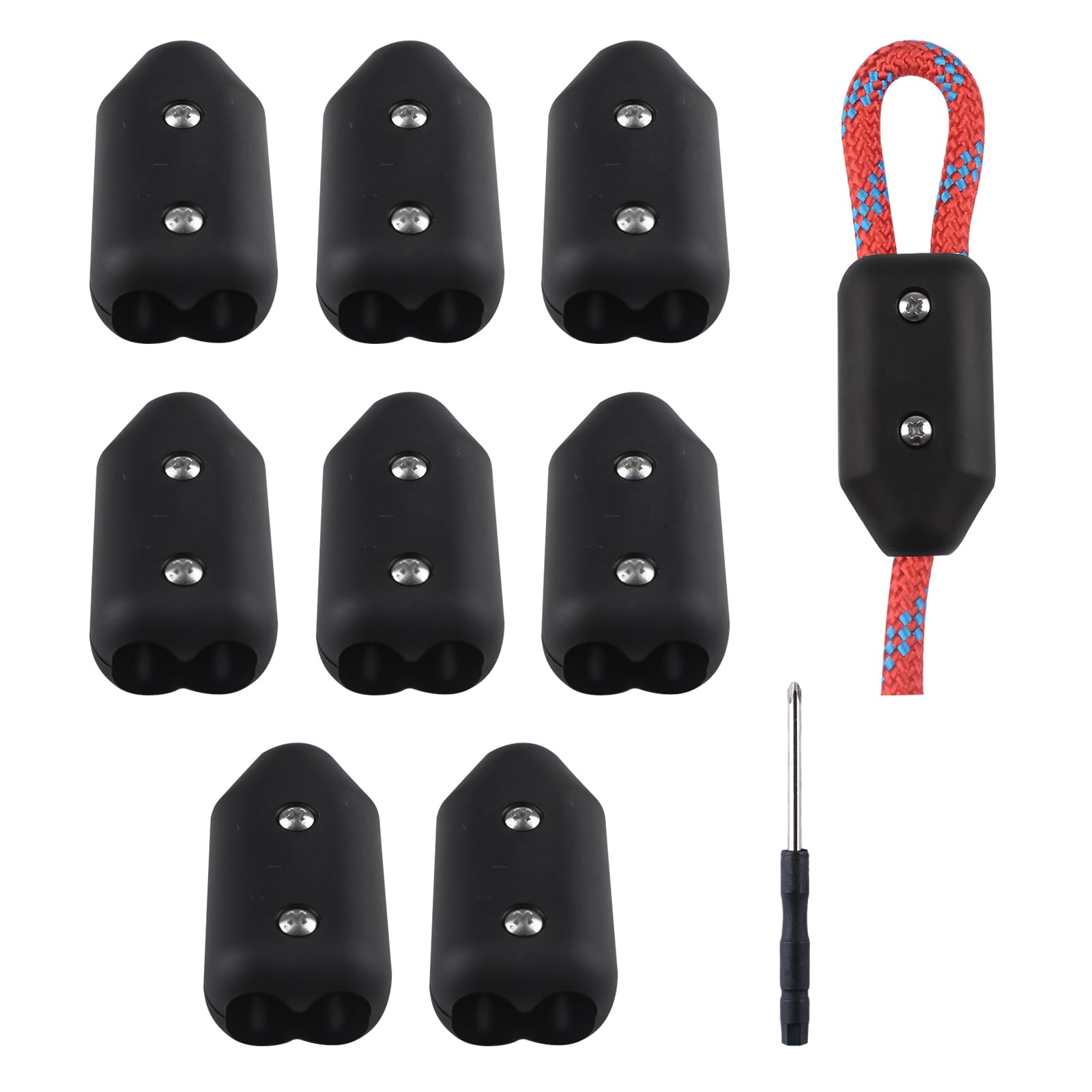 Collier de serrage réutilisables en plastique INCREWAY 8 pcs
