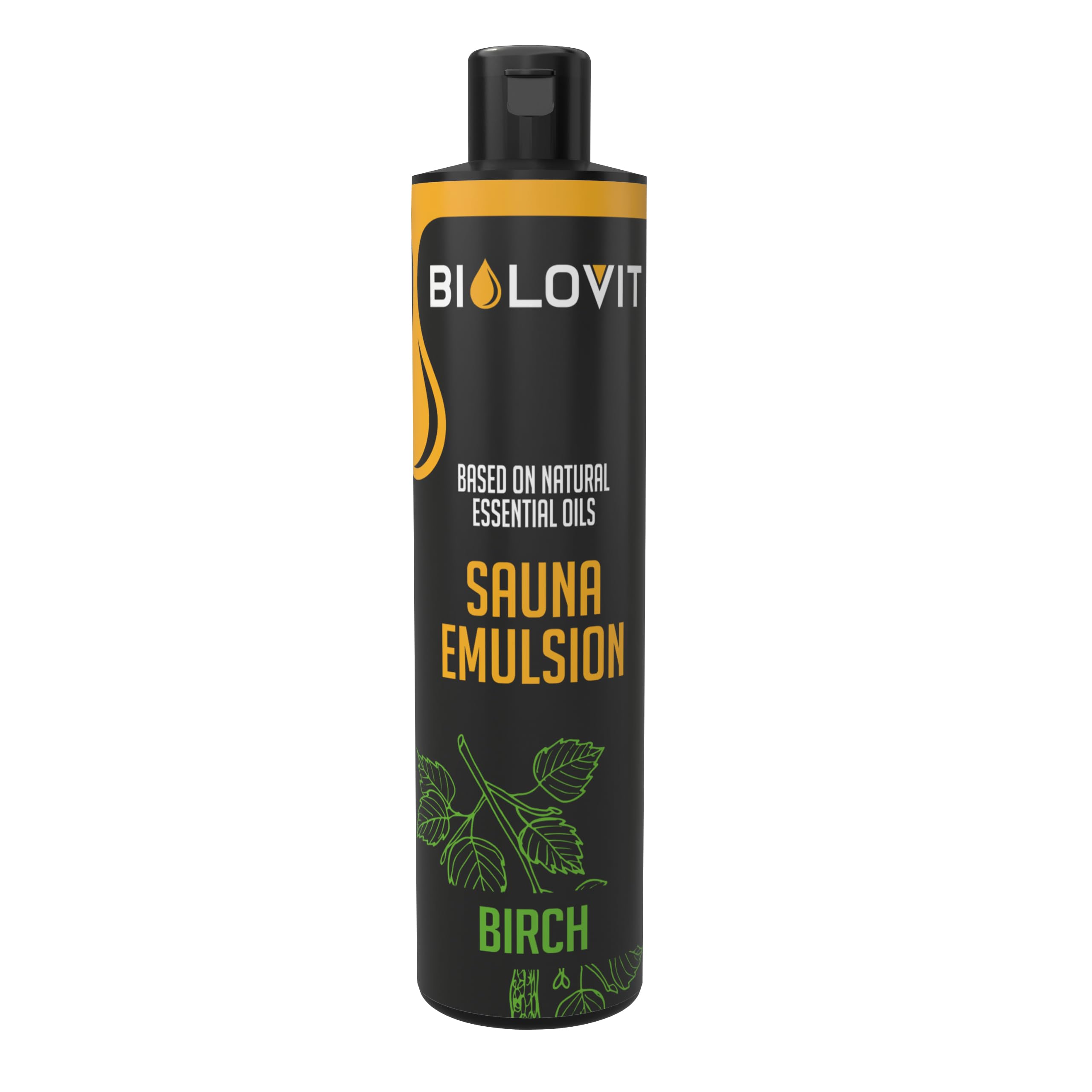 Huiles Essentielles Naturelles Émulsion de Sauna Bouleau 250ml pour Sauna & Aromathérapie